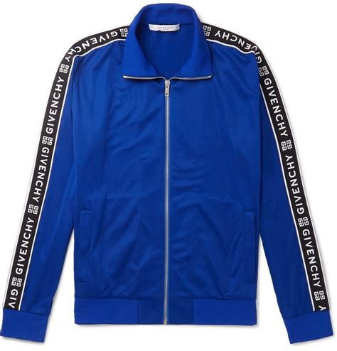 givenchy track jacket blue|Tracksuit jacket in fleece and sequins .